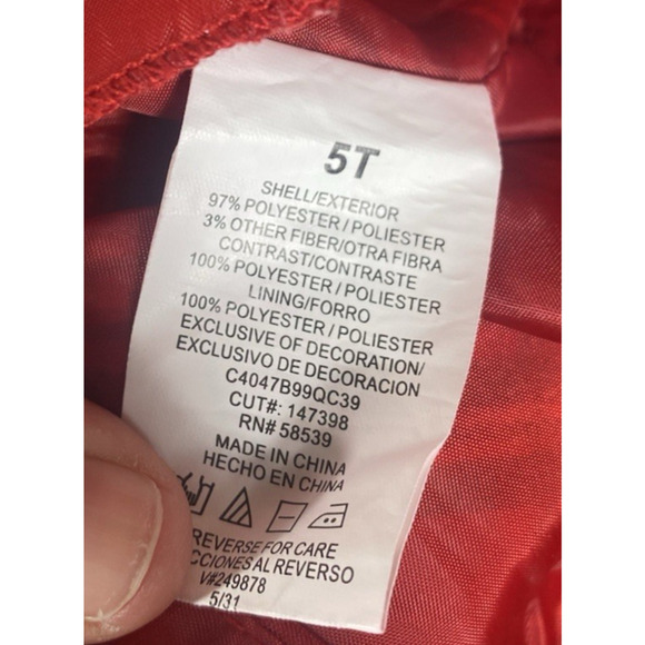 Speechless Toddler Dress Size 5T Red Tartan Plaid Check Holiday Party Christmas - Picture 9 of 10